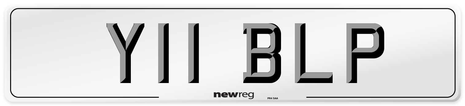 Y11 BLP Number Plate from New Reg